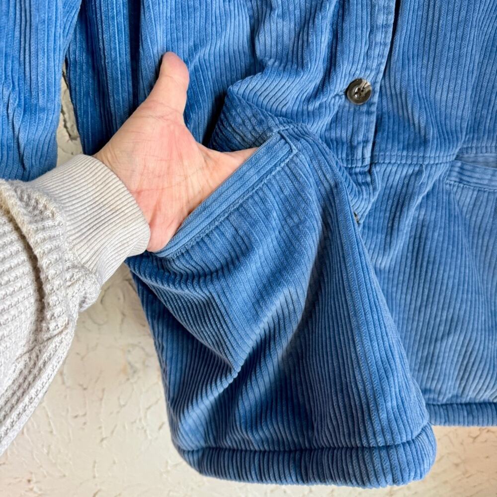 Vintage Blair Blue Corduroy Teddy Jacket - Picture 3 of 13